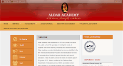 Desktop Screenshot of aldaracademy.org